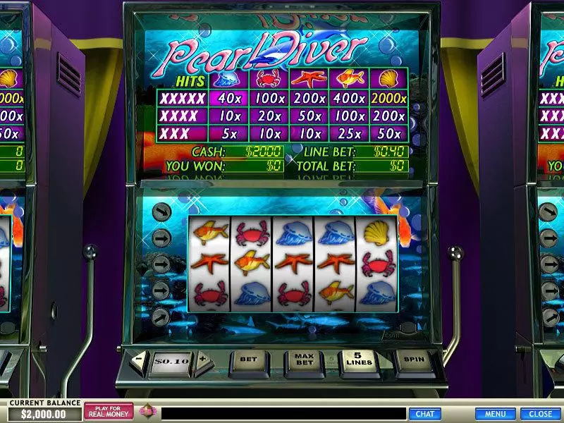 Pearl Diver Free Casino Slot 