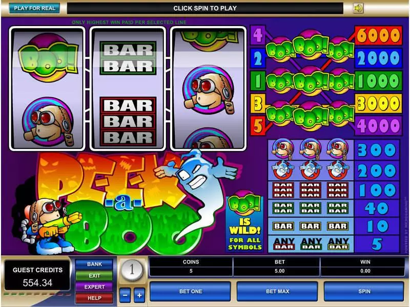 Peek-A-Boo Free Casino Slot 