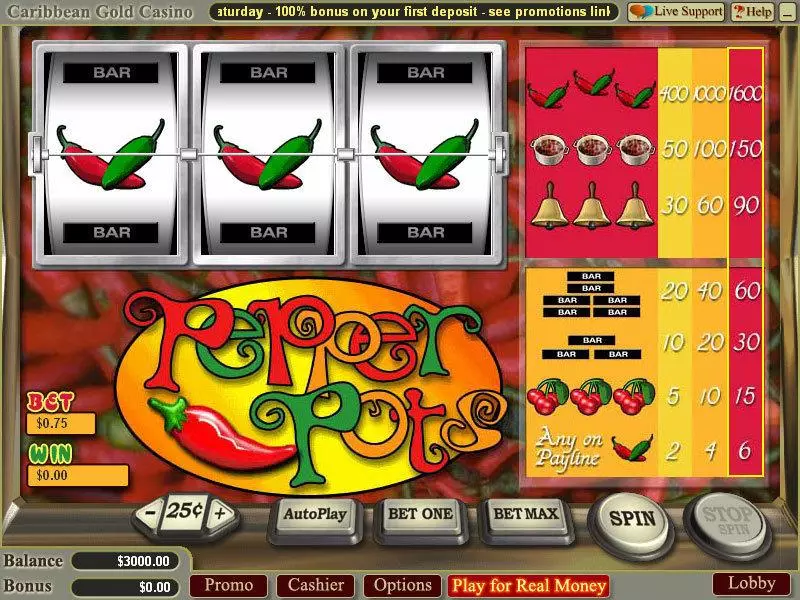 Pepper Pots Free Casino Slot 