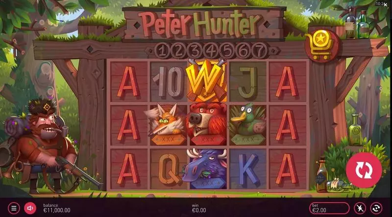 Peter Hunter Free Casino Slot  with, delBuy Free Spins