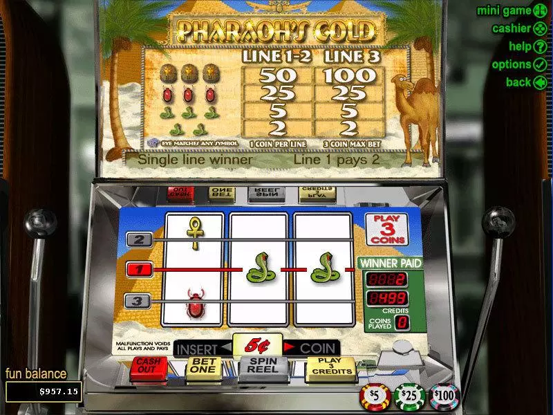 Pharaohs Gold Free Casino Slot 