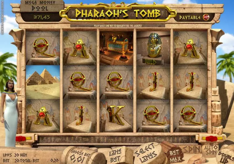 Pharaoh's Tomb Free Casino Slot  with, delFree Spins