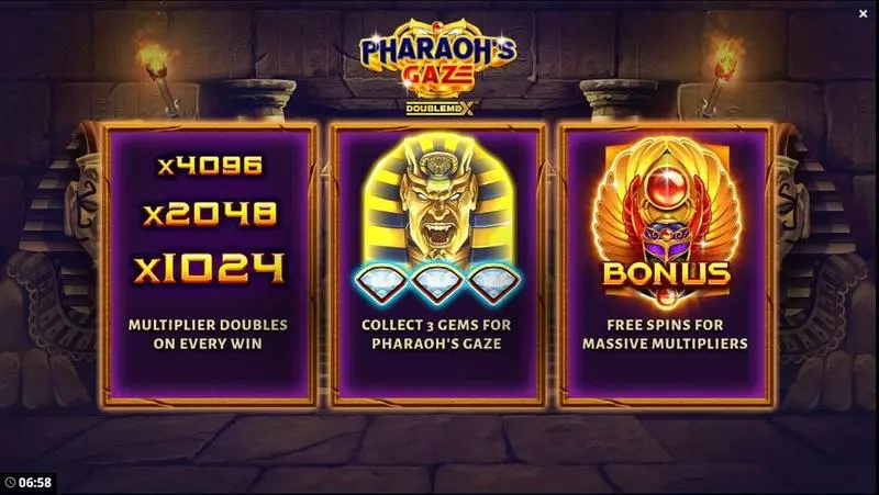 Pharaoh’s Gaze DoubleMax Free Casino Slot  with, delDoublemax