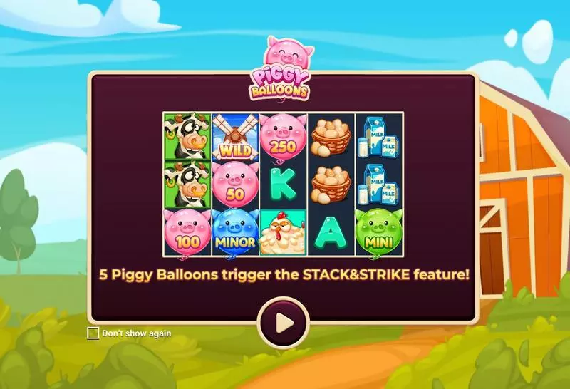 Piggy Balloons Free Casino Slot  with, delAnte BetStack and StrikeSuper Free Spins