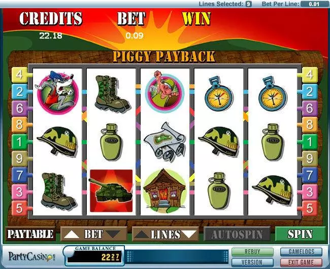 Piggy Payback Free Casino Slot  with, delSecond Screen Game