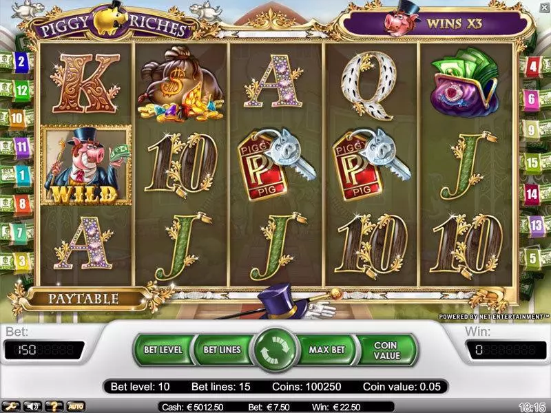 Piggy Riches Free Casino Slot  with, delFree Spins