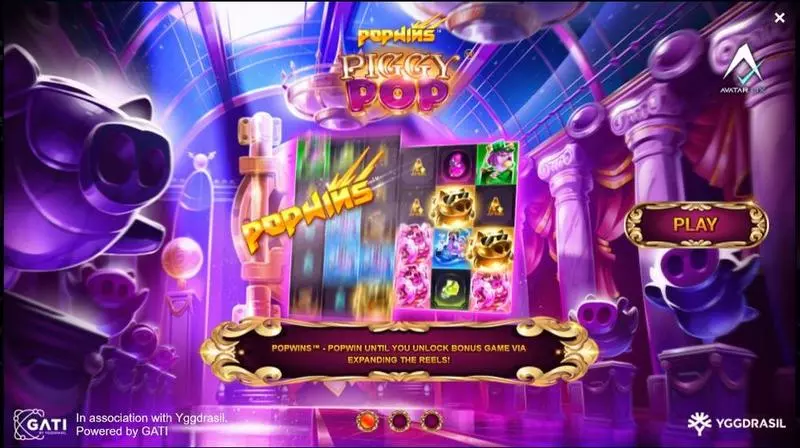PiggyPop Free Casino Slot  with, delFree Spins