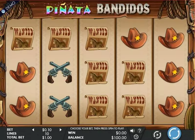 Pinata Bandidos Free Casino Slot 