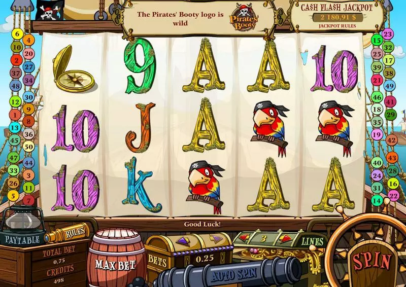 Pirates' Booty Free Casino Slot  with, delMulti Level