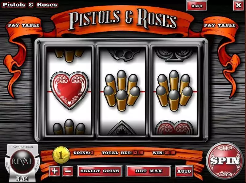 Pistols & Roses Free Casino Slot 