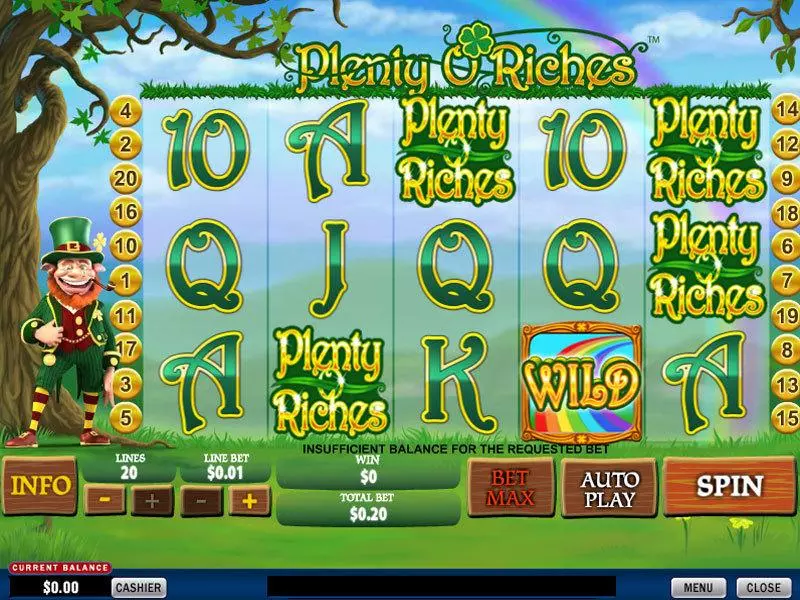 Plenty O'Riches Free Casino Slot  with, delFree Spins