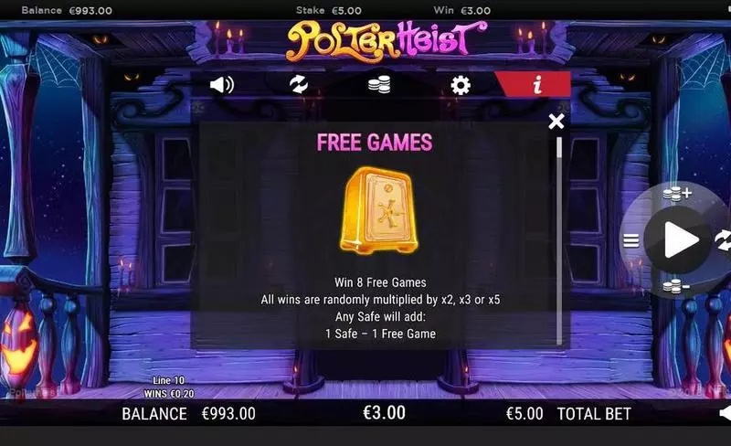 Polterheist  Free Casino Slot  with, delFree Spins