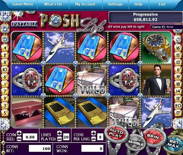 Posh Life Free Casino Slot  with, delFree Spins