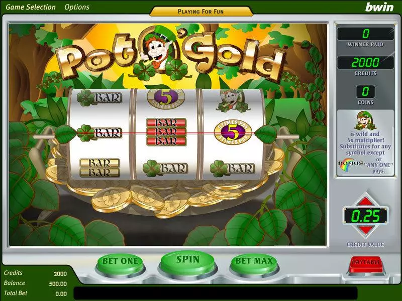 Pot O' Gold Free Casino Slot  with, delFree Spins