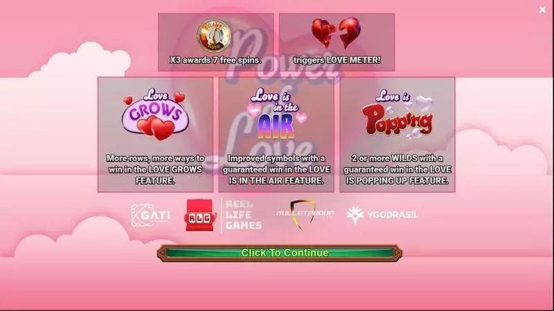 Power of Love Free Casino Slot  with, delExpanding Reels