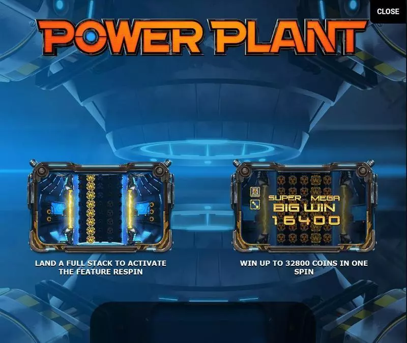 Power Plant Free Casino Slot  with, delRe-Spin
