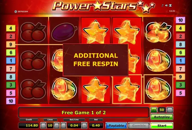 Power Stars Free Casino Slot  with, delOn Reel Game