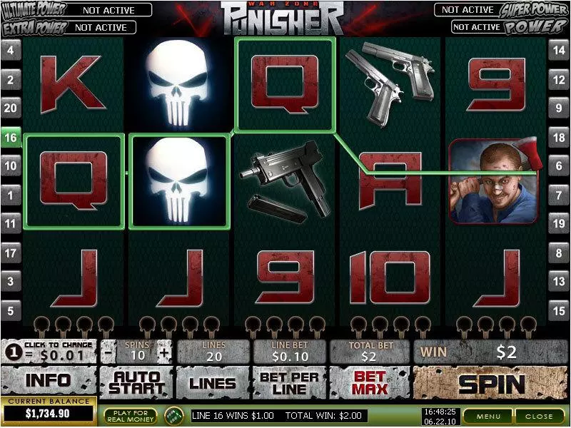 Punisher War Zone Free Casino Slot  with, delJackpot bonus game