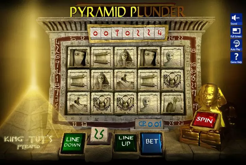 Pyramid Plunder Free Casino Slot  with, delSecond Screen Game