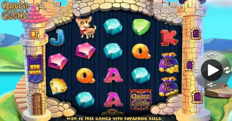 Queen of Castle Free Casino Slot  with, delNudge Reel
