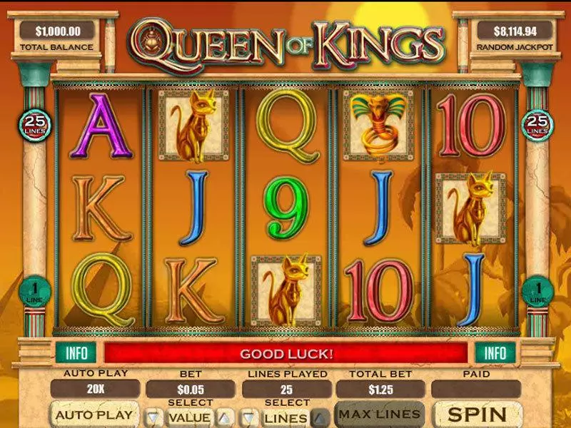 Queen of Kings Free Casino Slot  with, delFree Spins