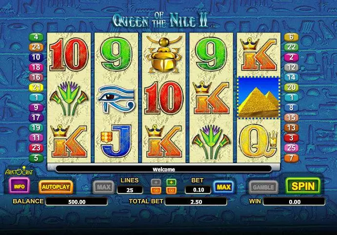 Queen of the Nile II Free Casino Slot  with, delFree Spins