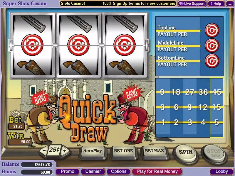 Quick Draw Free Casino Slot 