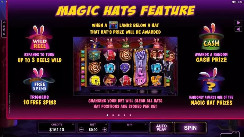 Rabbit in the Hat Free Casino Slot  with, delFree Spins