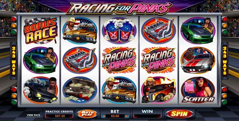Racing For Pinks Free Casino Slot  with, delFree Spins