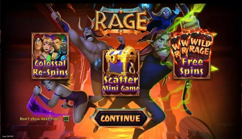 RAGE Free Casino Slot  with, delBuy Feature
