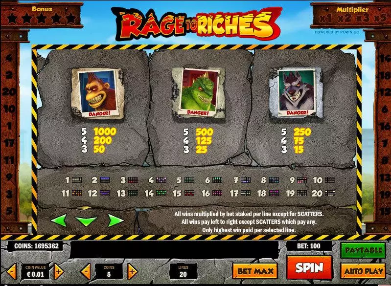 Rage to Riches Free Casino Slot  with, delOn Reel Game