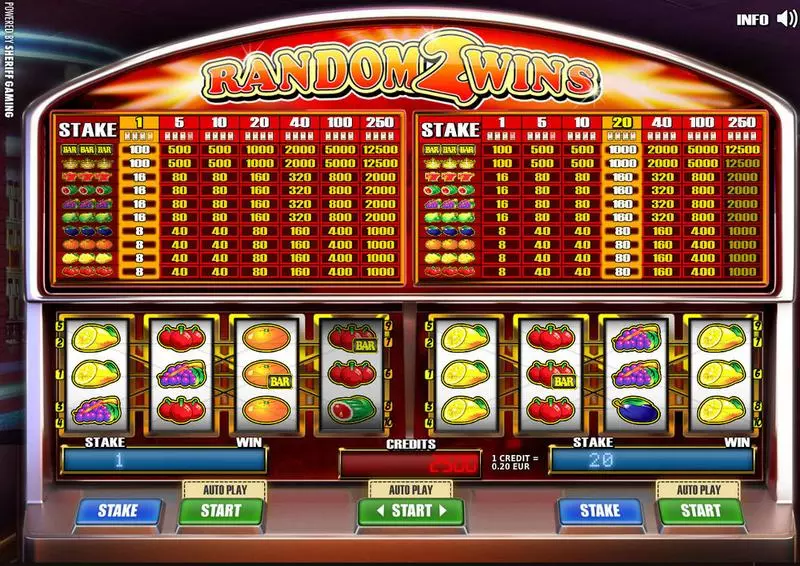 Random 2 Wins Free Casino Slot 