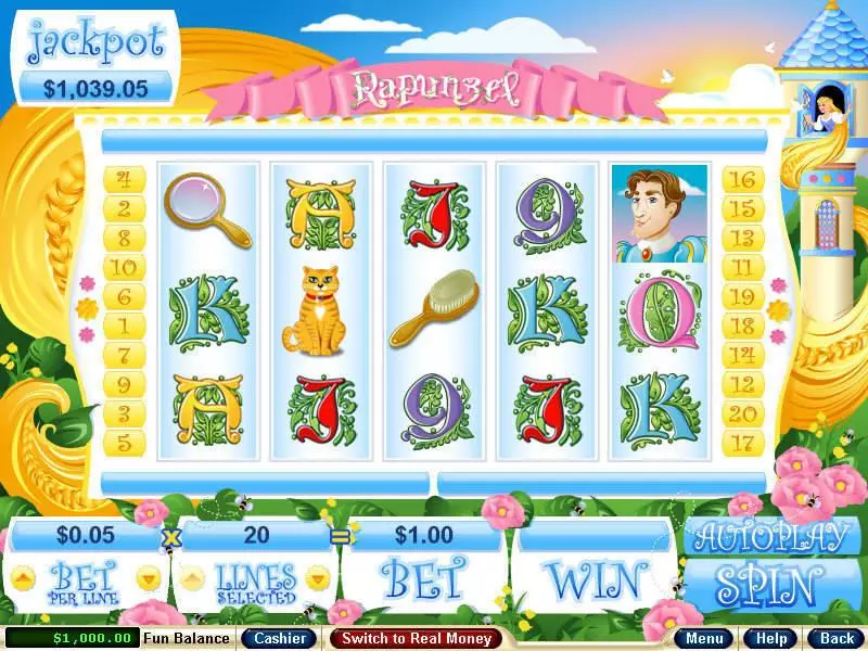 Rapunzel Free Casino Slot  with, delFree Spins