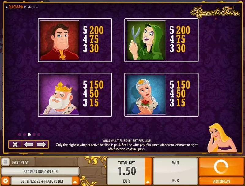 Rapunzel's Tower Free Casino Slot  with, delFree Spins