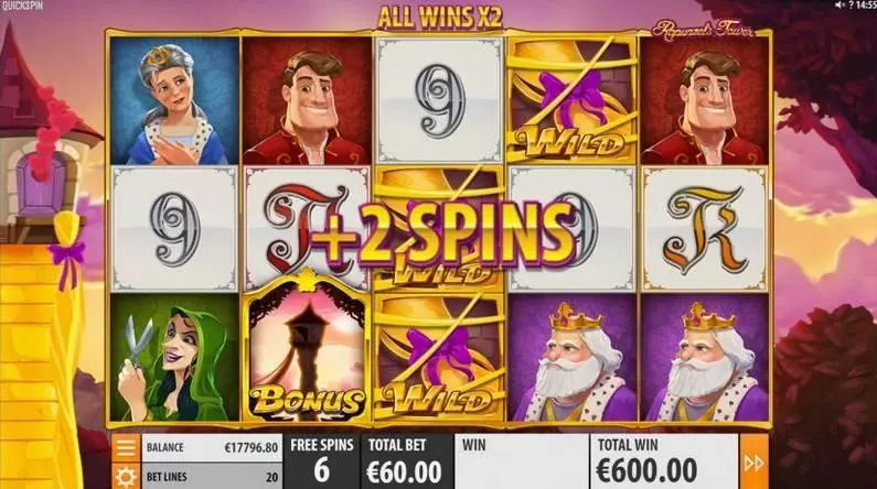 Rapunzel's Tower Makeover  Free Casino Slot  with, delRe-Spin