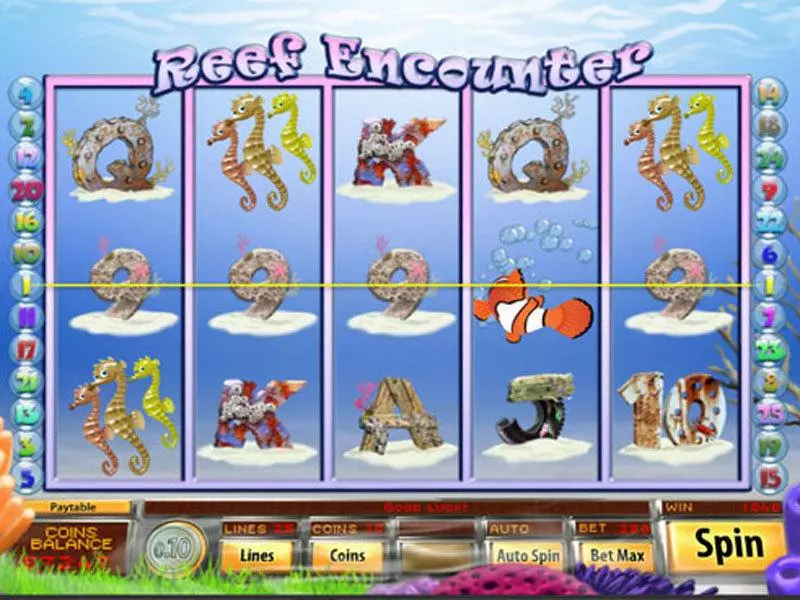 Reef Encounter Free Casino Slot  with, delFree Spins