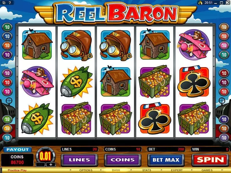 Reel Baron Free Casino Slot  with, delFree Spins