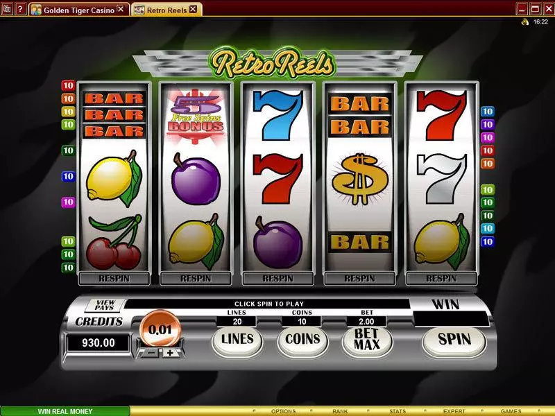 Retro Reels Free Casino Slot  with, delFree Spins