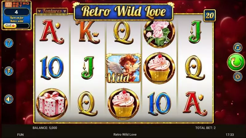 Retro Wild Love Free Casino Slot  with, delFree Spins