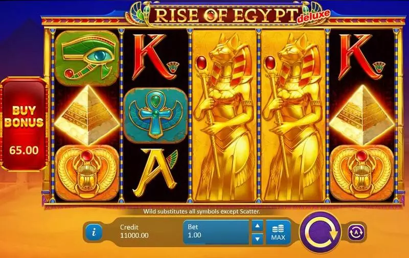 Rise of Egypt Deluxe Free Casino Slot  with, delBuy Feature