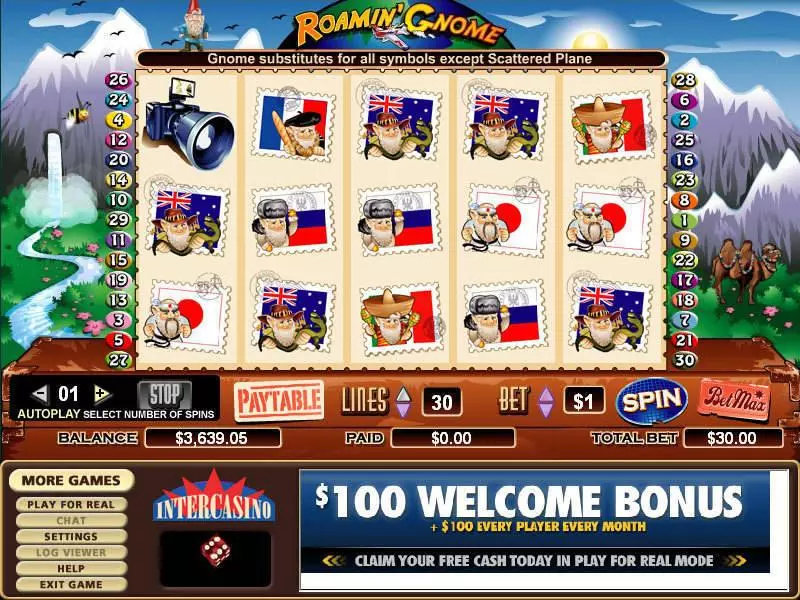 Roamin' Gnome Free Casino Slot  with, delFree Spins