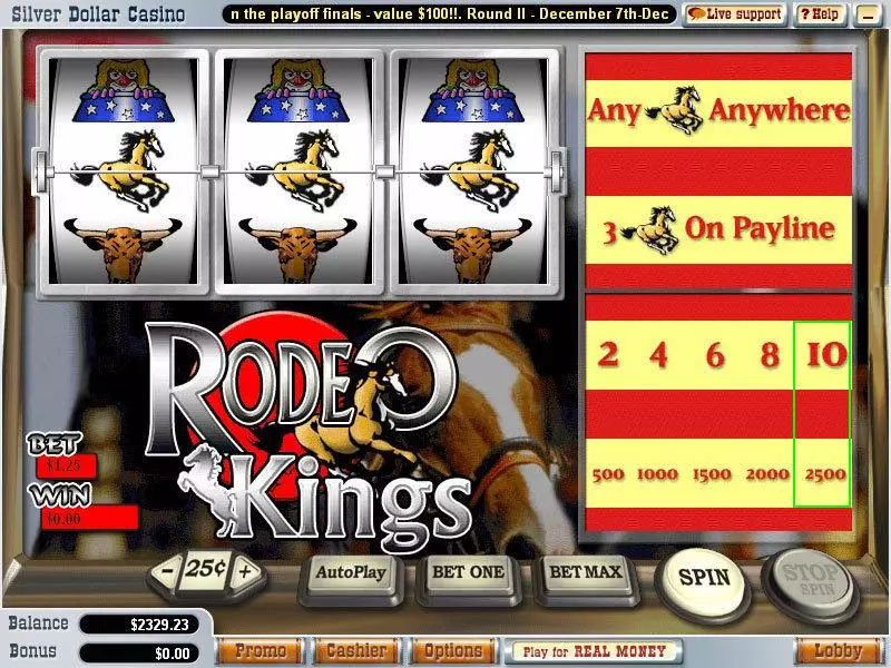 Rodeo Kings Free Casino Slot 