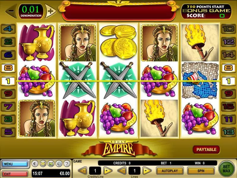 Roman Empire Free Casino Slot  with, delSecond Screen Game