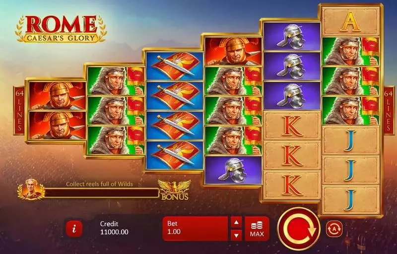 Rome Caesar's Glory Free Casino Slot  with, delFree Spins