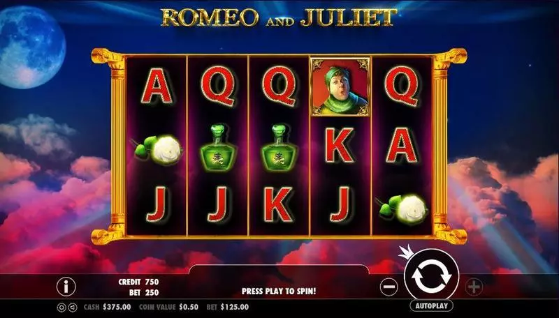 Romeo and Juliet Free Casino Slot  with, delFree Spins