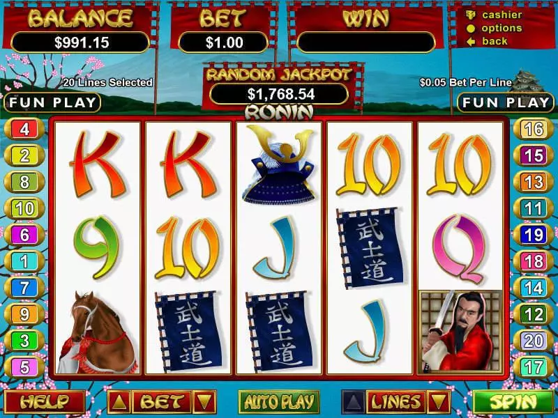 Ronin Free Casino Slot  with, delFree Spins