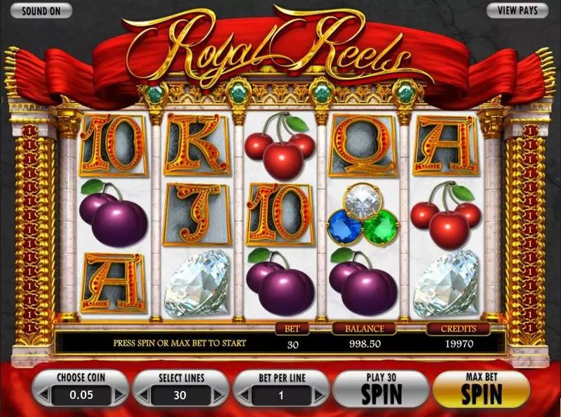 Royal Reels Free Casino Slot  with, delOn Reel Game