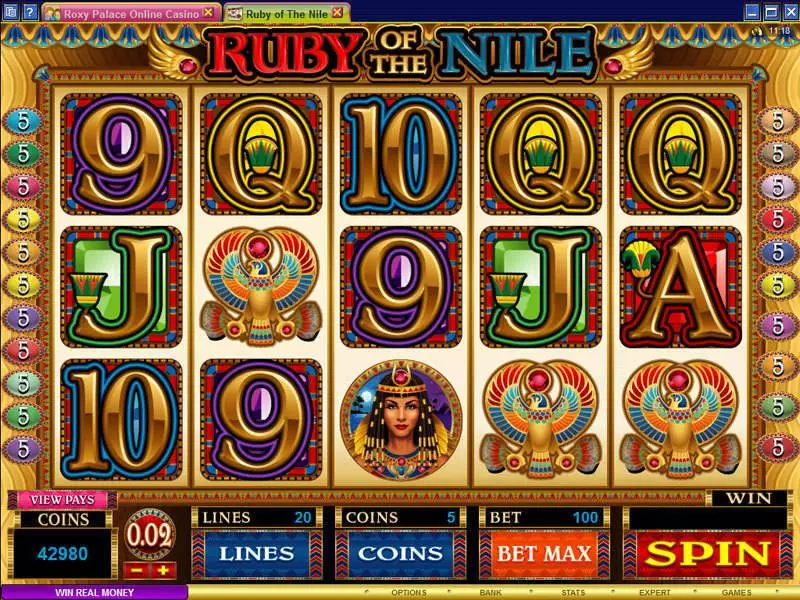 Ruby of the Nile Free Casino Slot  with, delFree Spins