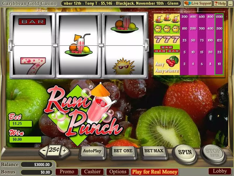 Rum Punch Free Casino Slot 