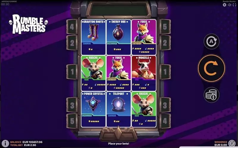 Rumble Masters Free Casino Slot  with, delMultipliers